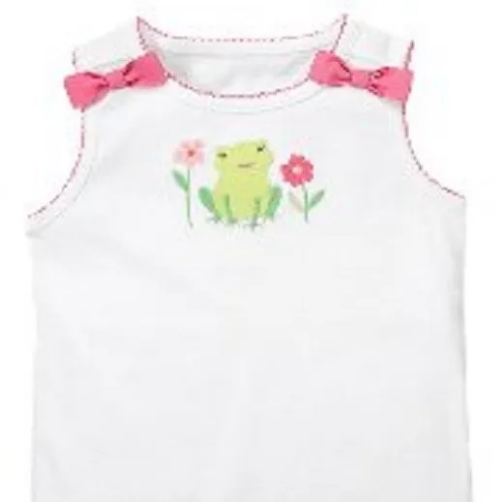 Janie & Jack | Daisy Garden Frog Bodysuit